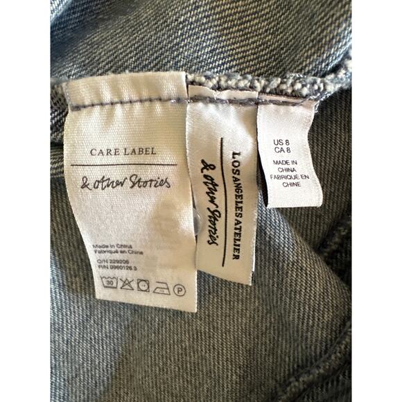 Los Angeles Atelier Other Stories Denim Dress Size 8 - Picture 3 of 3